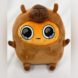 Sad Nuggie Brown Capybara Nugget Plush 9.5”